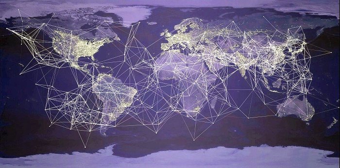 Global Network of digital connections
