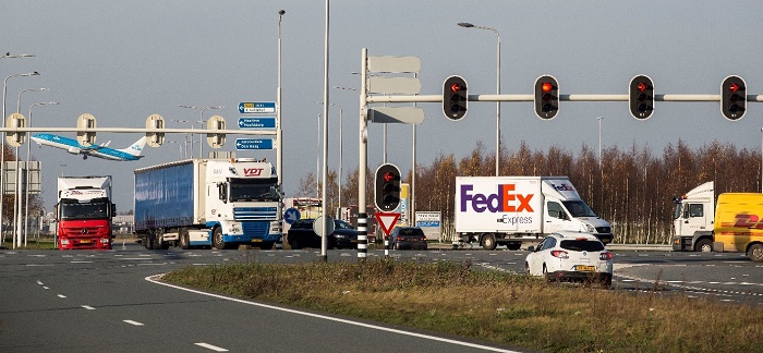 Transport traffic around Schiphol
