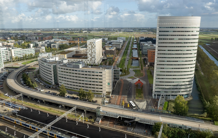 Office buildings at Amsterdam Airport City
