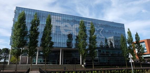 Fedex headquarter office building in Hoofddorp