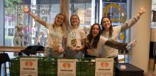 Employees of L'Oreal during Citizen Day